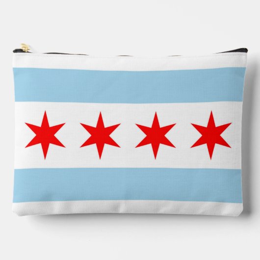 Print Cut Sew Bag met vlag van Chicago Etui (Voorkant)