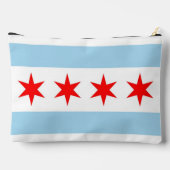 Print Cut Sew Bag met vlag van Chicago Etui (Achterkant)