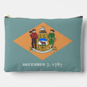 Print Cut Sew Bag met vlag van Delaware, Verenigde Etui (Voorkant)