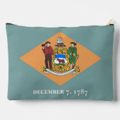 Print Cut Sew Bag met vlag van Delaware, Verenigde Etui (Achterkant)