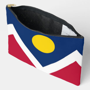 Print Cut Sew Bag met vlag van Denver, Verenigde S Etui
