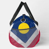 Print Cut Sew Bag met vlag van Denver, Verenigde S Plunjezak (Rechts)