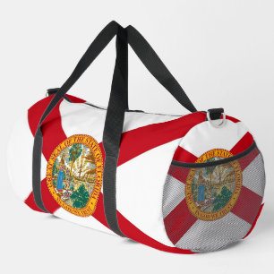 Print Cut Sew Bag met vlag van Florida, Verenigde  Plunjezak