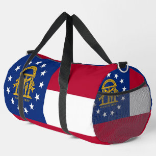 Print Cut Sew Bag met vlag van Georgia, Verenigde  Plunjezak