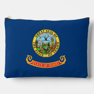 Print Cut Sew Bag met vlag van Idaho, Verenigde St Etui
