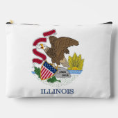 Print Cut Sew Bag met vlag van Illinois, Verenigde Etui (Voorkant)