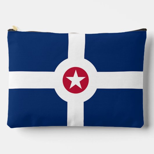 Print Cut Sew Bag met vlag van Indianapolis Etui (Voorkant)
