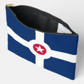 Print Cut Sew Bag met vlag van Indianapolis Etui (Open)