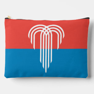 Print Cut Sew Bag met vlag van Kansas City, Vereni Etui