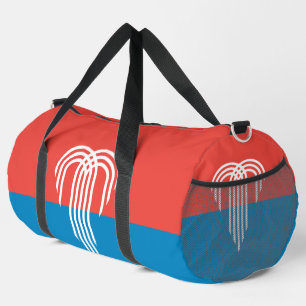 Print Cut Sew Bag met vlag van Kansas City, Vereni Plunjezak