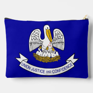 Print Cut Sew Bag met vlag van Louisiana, Verenigd Etui