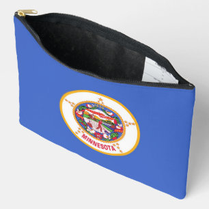 Print Cut Sew Bag met vlag van Minnesota, Verenigd Etui