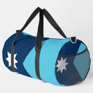 Print Cut Sew Bag met vlag van Minnesota, Verenigd Plunjezak