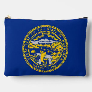 Print Cut Sew Bag met vlag van Nebraska, Verenigde Etui