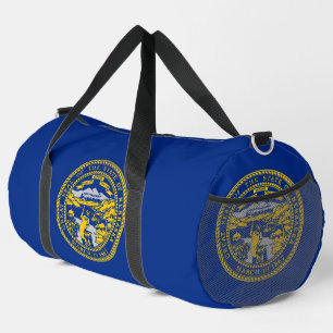 Print Cut Sew Bag met vlag van Nebraska, Verenigde Plunjezak