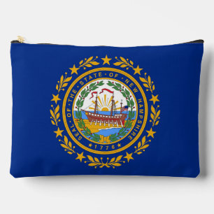 Print Cut Sew Bag met vlag van New Hampshire, Vere Etui