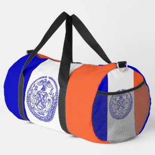 Print Cut Sew Bag met vlag van New York, Verenigde Plunjezak