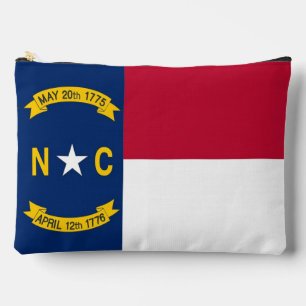 Print Cut Sew Bag met vlag van North Carolina, Ver Etui