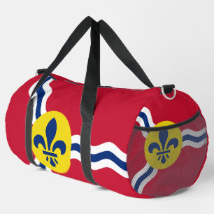 Print Cut Sew Bag met vlag van St. Louis City, Ver Plunjezak