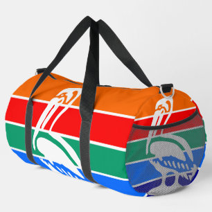 Print Cut Sew Bag met vlag van St. Petersburg, Ver Plunjezak