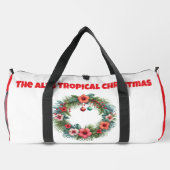 Print Cut Sew Bag-Personalised Tropical Xmas Bag Plunjezak (Achterkant)