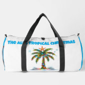 Print Cut Sew Bag-Personalised Tropical Xmas Bag Plunjezak (Achterkant)
