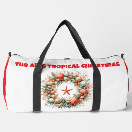 Print Cut Sew Bag- Personalized Tropical Xmas Bag Plunjezak