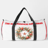 Print Cut Sew Bag- Personalized Tropical Xmas Bag Plunjezak (Achterkant)