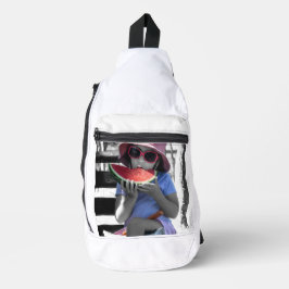 Print Cut Sew Bag verano fresco Sling Bag