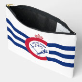 Print Cut Sew Bag with flag of Cincinnati, USA Etui (Open)