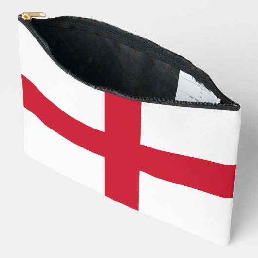 Print Cut Sew Bag with flag of England Etui (Open)