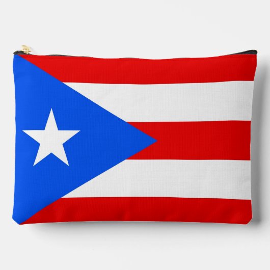 Print Cut Sew Bag with flag of Puerto Rico, USA Etui (Voorkant)