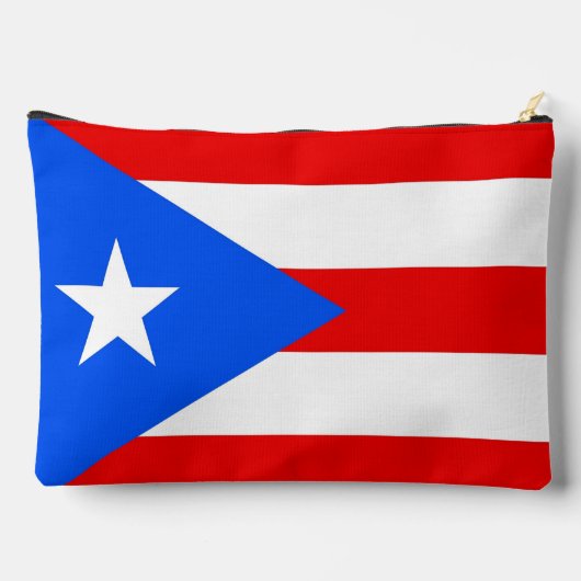 Print Cut Sew Bag with flag of Puerto Rico, USA Etui (Achterkant)