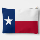 Print Cut Sew Bag with flag of Texas, USA Etui (Achterkant)