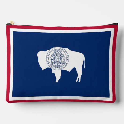 Print Cut Sew Bag with flag of Wyoming Etui (Voorkant)