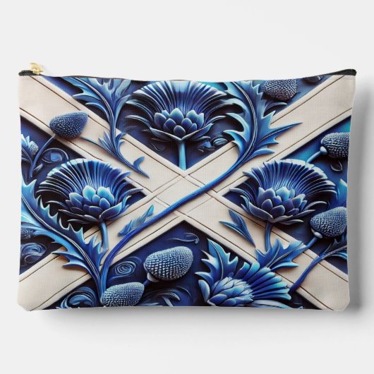 Print Cut Sew Bag with Scottish Thistles Etui (Voorkant)