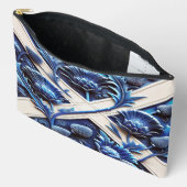 Print Cut Sew Bag with Scottish Thistles Etui (Open)