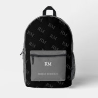 Print Cut Sew Bag zwart en grijs twee