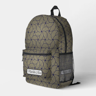 Print Cut Sew Rugzak - Art Nouveau Halve Cirkel