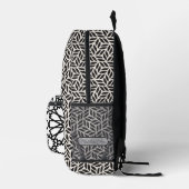 Print Cut Sew Rugzak - Personaliseer B/W Star (Rechts)