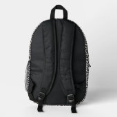 Print Cut Sew Rugzak - Personaliseer B/W Star (Achterkant)