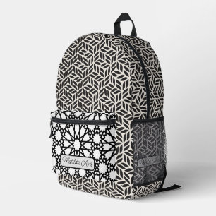 Print Cut Sew Rugzak - Personaliseer B/W Star