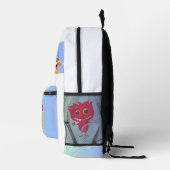Print Cut Sew School Bag Bedrukte Rugzak (Rechts)