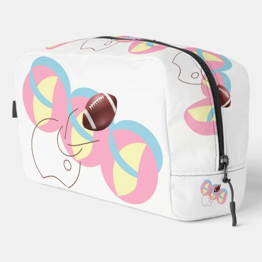 Print Cut Sew Tas: Kick Off Toilettasje (Rechterhoek)