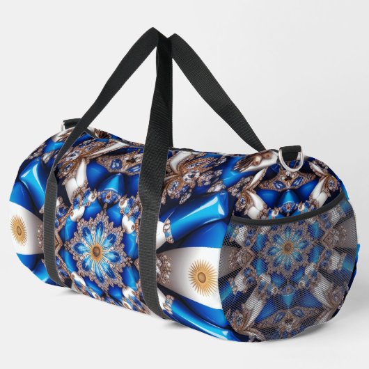Print Cut Sew Tas met kleuren van Argentinië (Rechterhoek)
