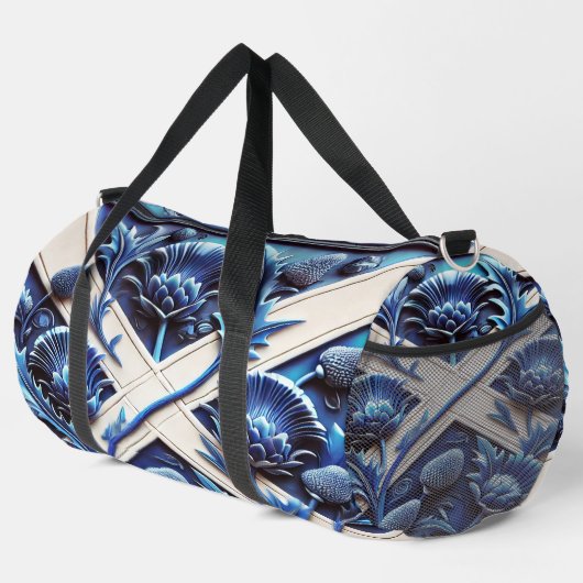 Print Cut Sew Tas met Schotse Distels (Rechterhoek)