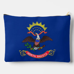 Print Cut Sew Tas met vlag van North Dakota, VS