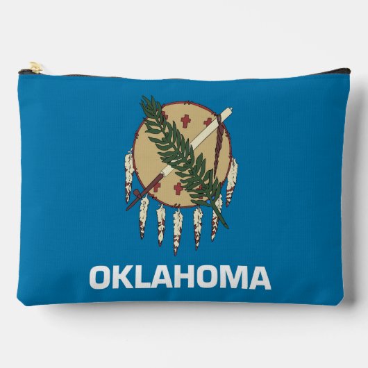 Print Cut Sew Tas met vlag van Oklahoma, VS (Voorkant)