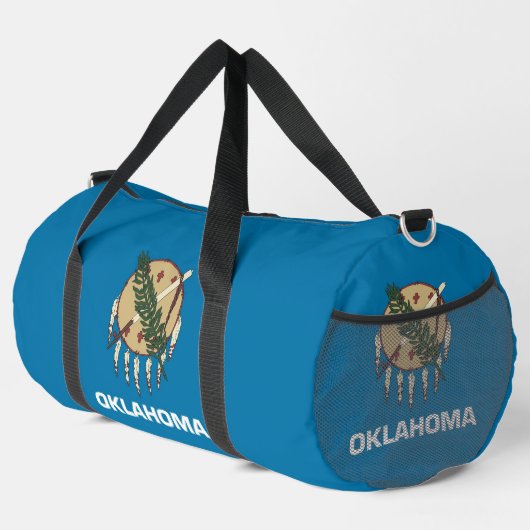 Print Cut Sew Tas met vlag van Oklahoma, VS (Rechterhoek)