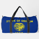 Print Cut Sew Tas met vlag van Oregon, VS (Achterkant)